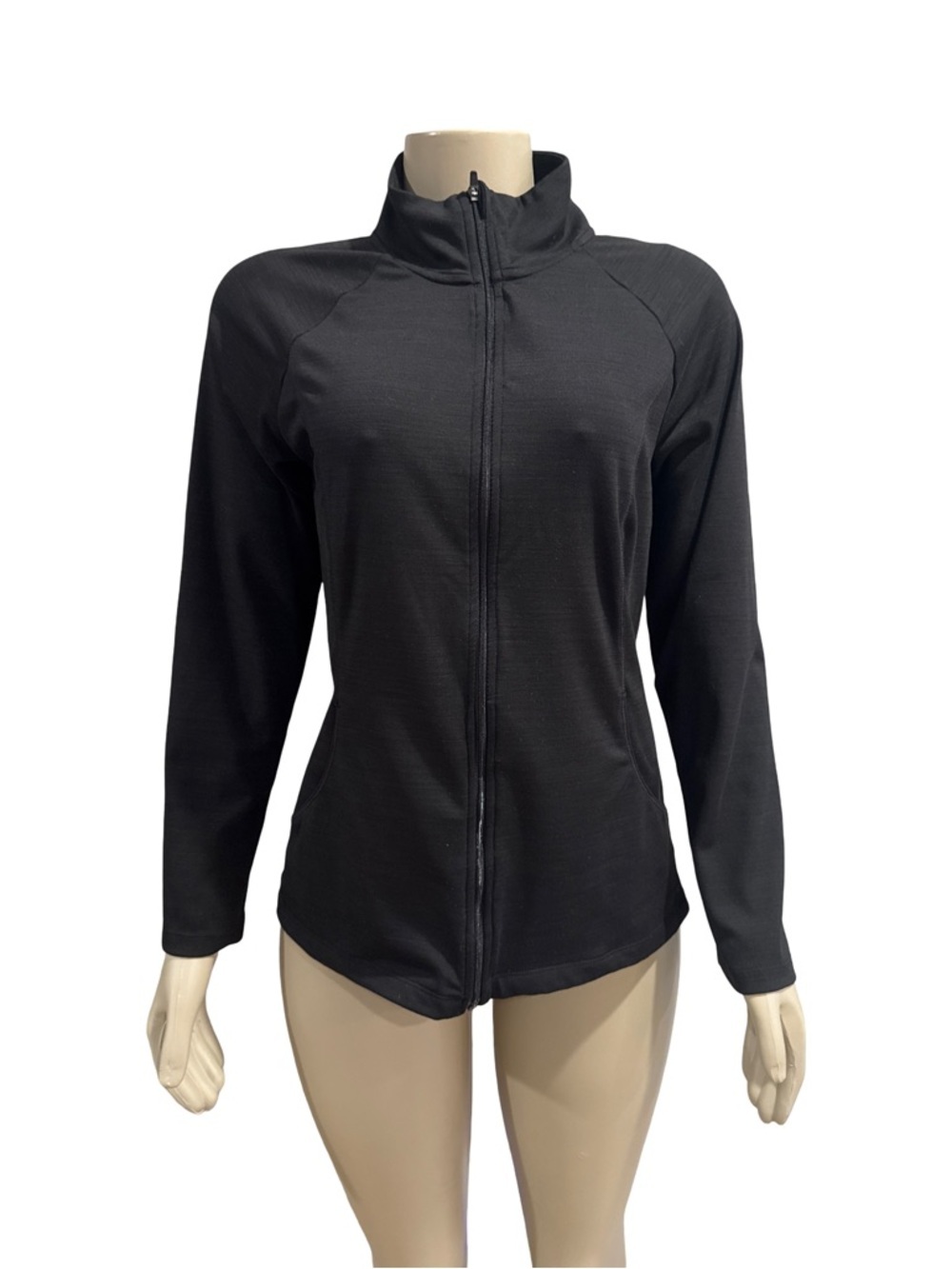 32 Degrees Black Women's Full-Zip Utility Jacket